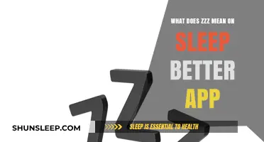 Sleep Better App: What Do ZZZs Mean?
