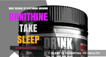 Glutamine, Arginine, Ornithine: Optimal Dosage for Sleep