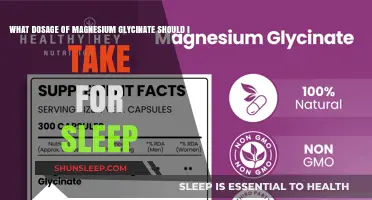 Magnesium Glycinate Dosage for Sleep: How Much to Take?