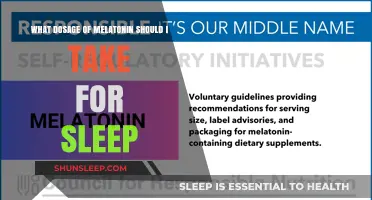 Melatonin Dosage Recommendations for Better Sleep