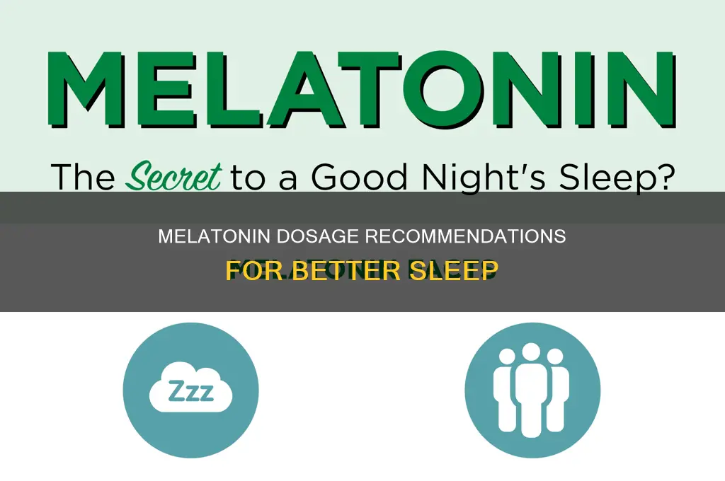 what dosage of melatonin should i take for sleep