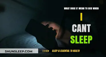 Finding Peace: When God, Sleep Eludes You