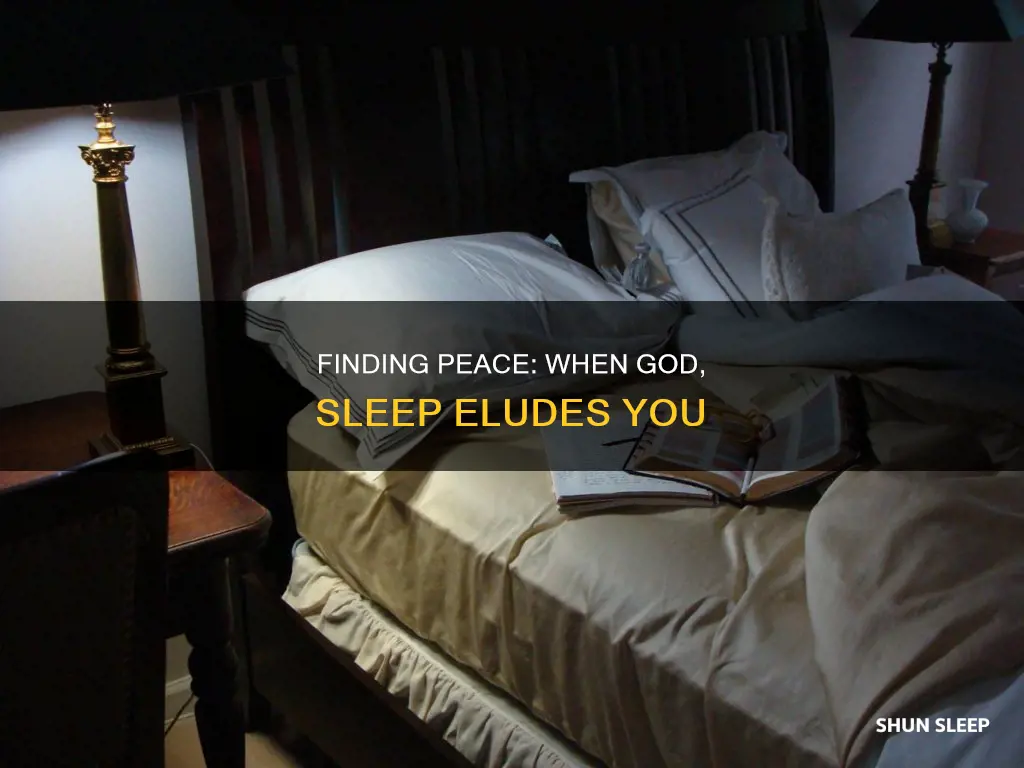 what dose it mean to god when i cant sleep