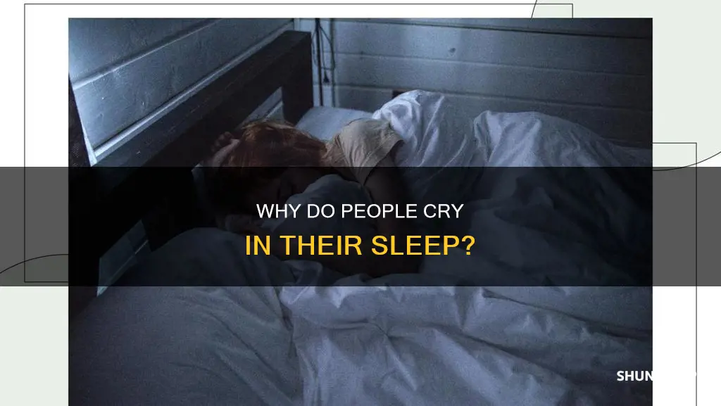 what dose it mean when people cry in thrre sleep