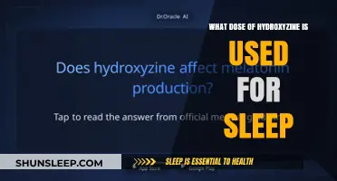 Hydroxyzine for Sleep: What's the Right Dosage?