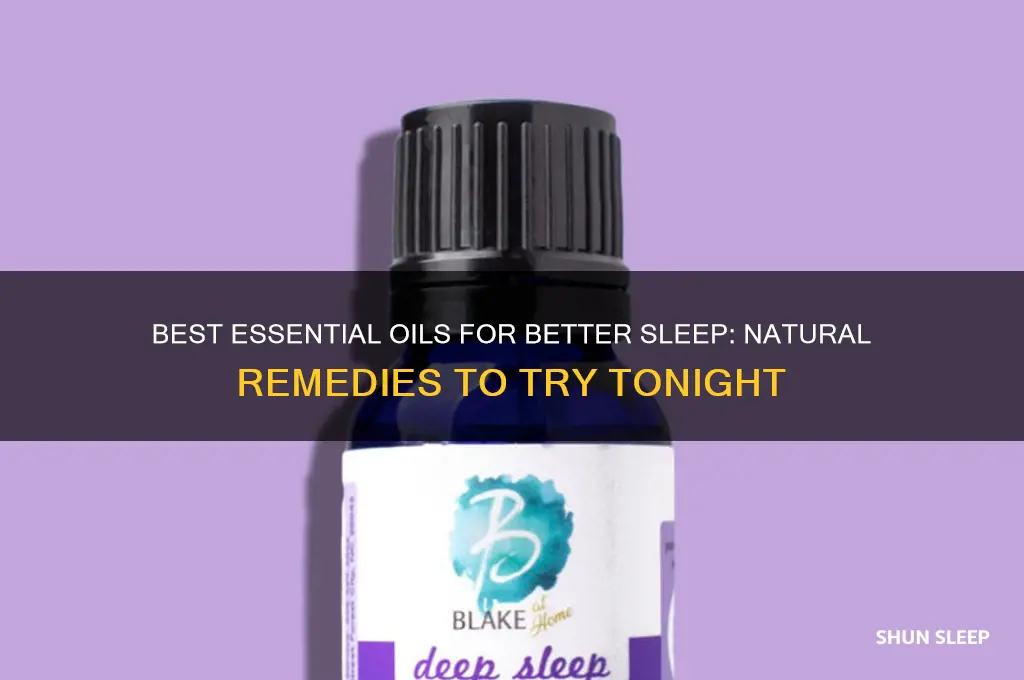 what essential oils help with sleep