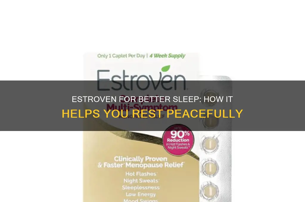 what estroven helps you sleep