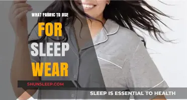 Fabrics for Sleepwear: Choosing the Right Material for Comfort