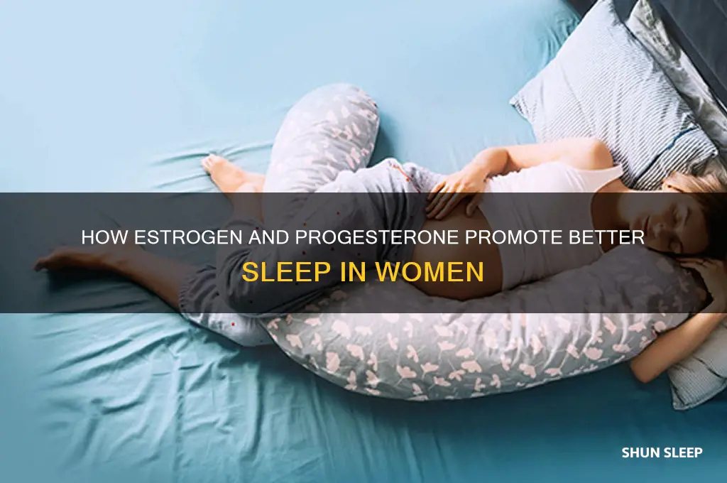 what female hormone helps with sleep