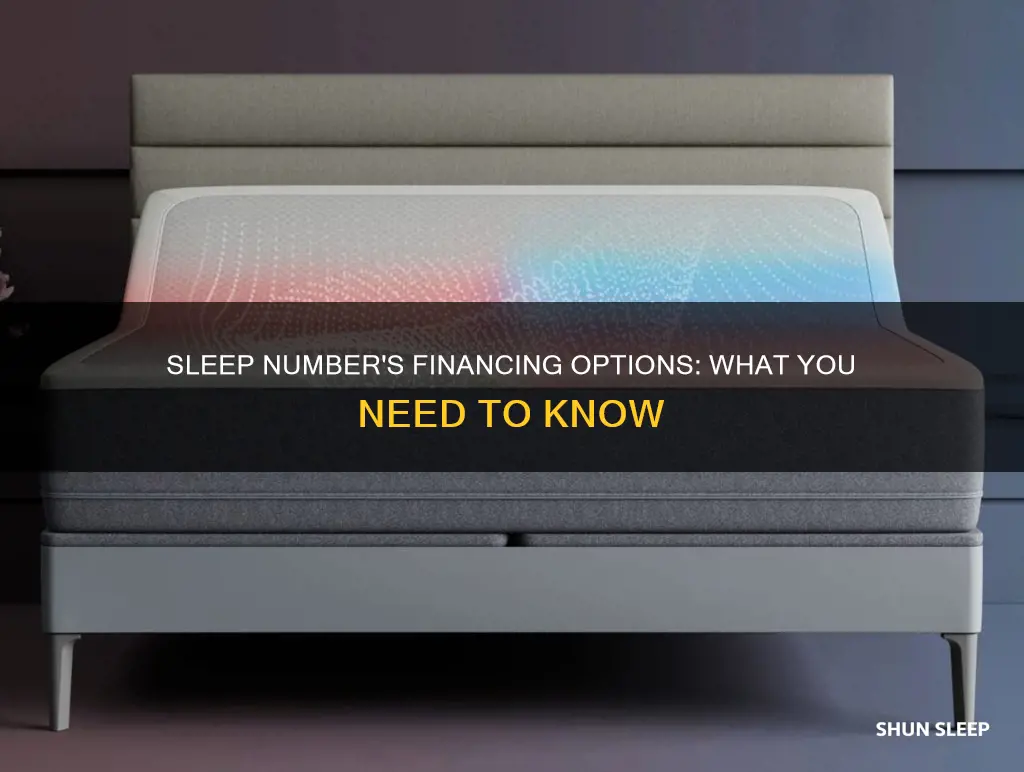 what financing does sleep number use