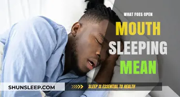 Open Mouth Sleeping: What Does it Signify?