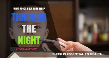 Nutritious Foods to Help Your Baby Sleep Through the Night