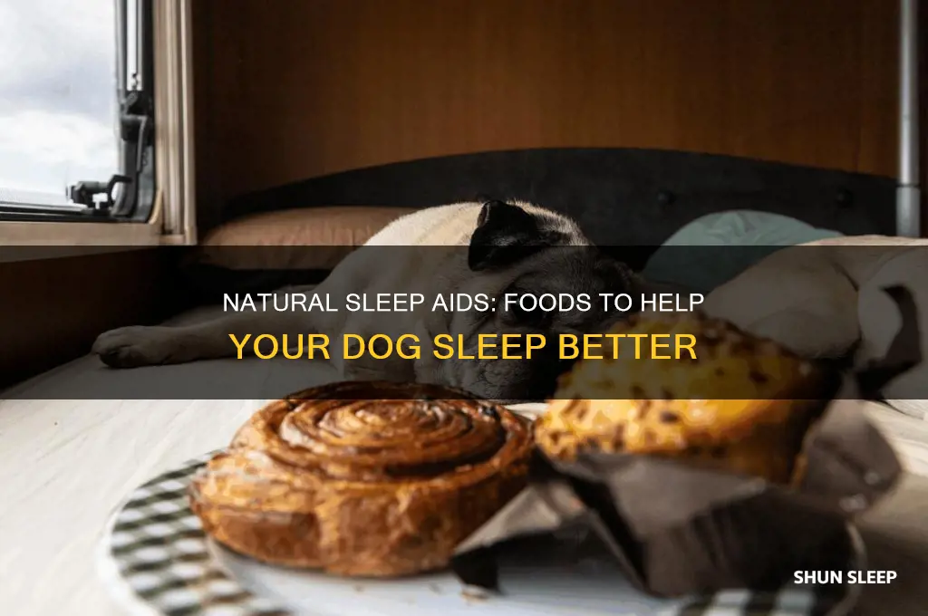 what foods help dogs sleep