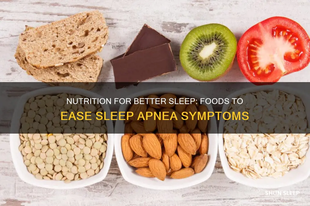 what foods help sleep apnea