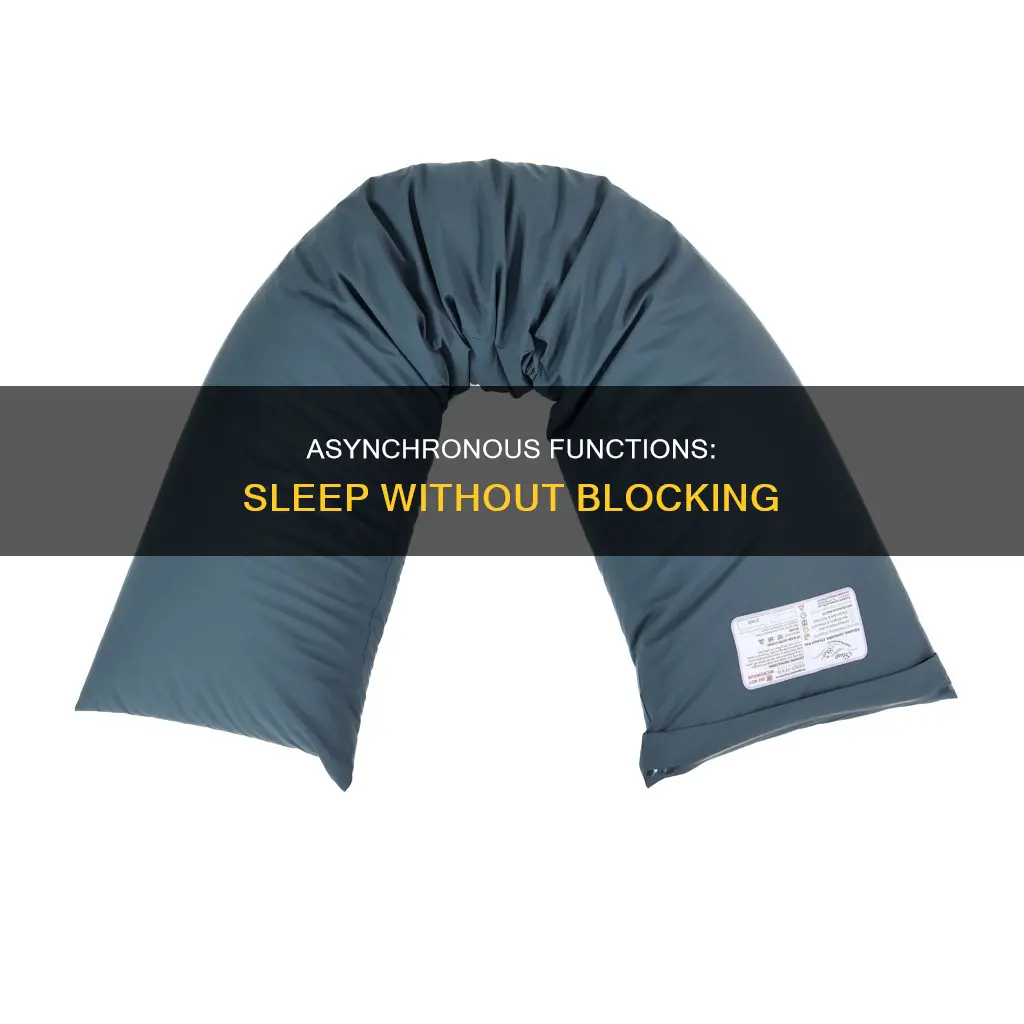 what function same as sleep without blocking