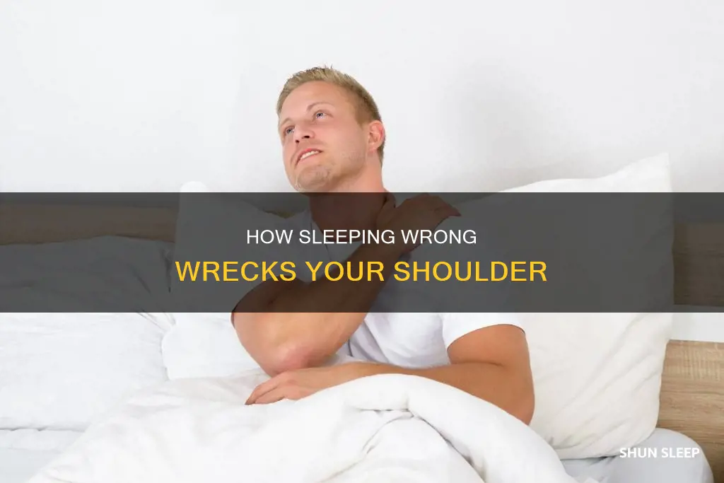 what g happens when you sleep on your sholder wrong