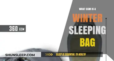 Winter Sleeping Bag GSM: What's the Right Weight?
