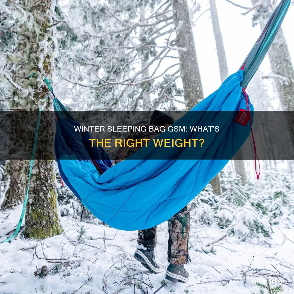 what gsm is a winter sleeping bag