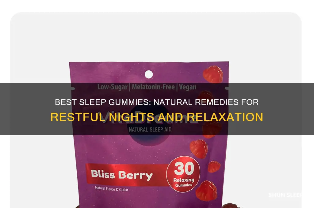 what gummies help with sleep