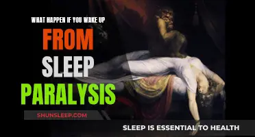 Sleep Paralysis: Breaking Free and its Aftermath