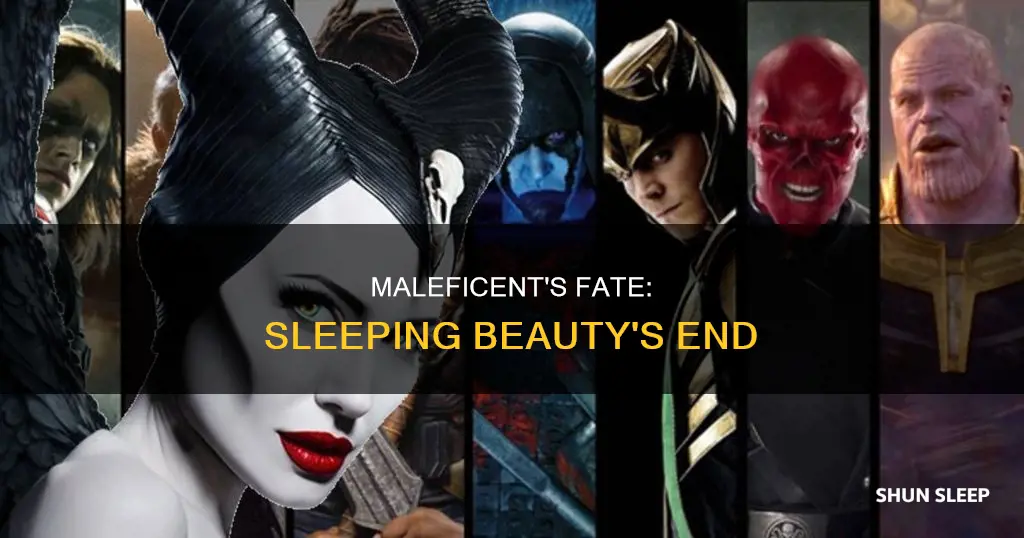 what happened to maleficent at the end of sleeping beauty