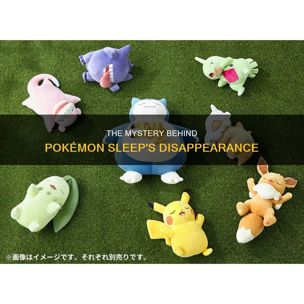what happened to pokémon sleep