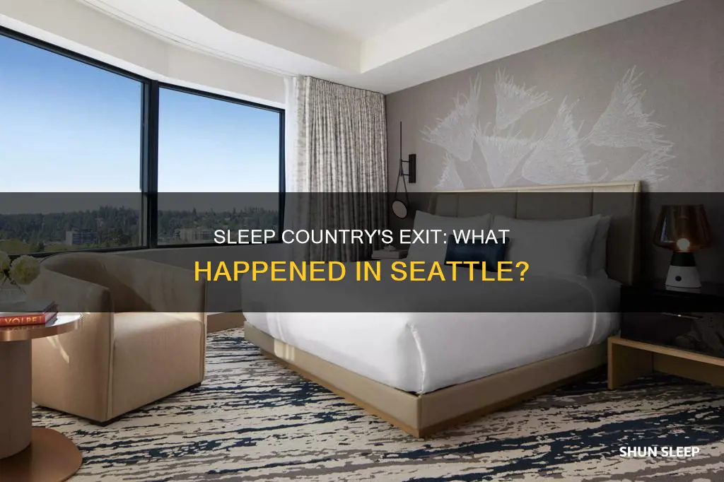 what happened to sleep country in seattle