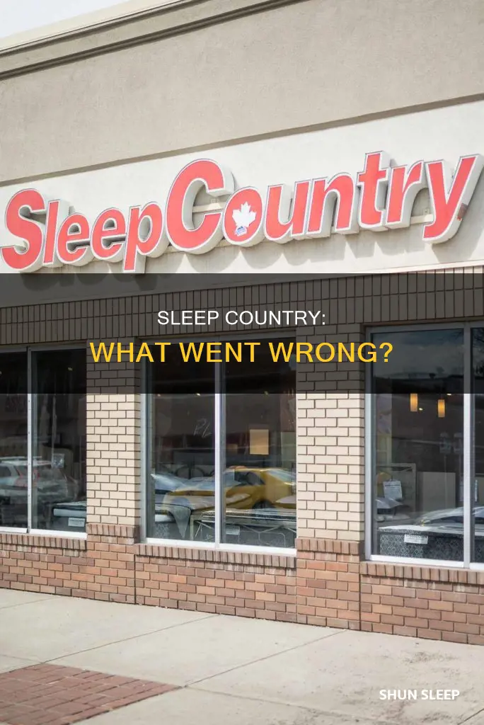 what happened to sleep country