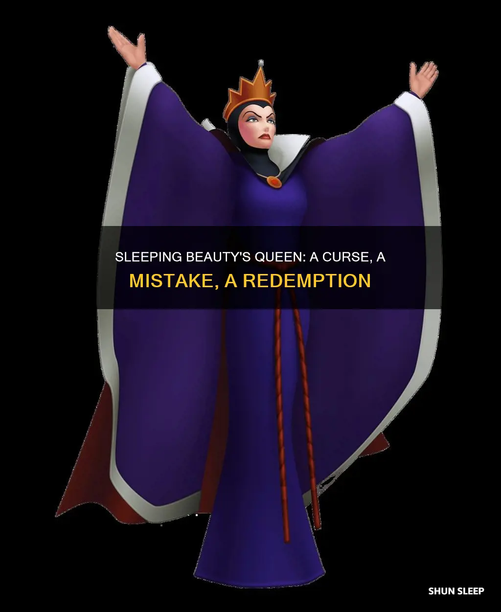 what happened to the queen in sleeping beauty