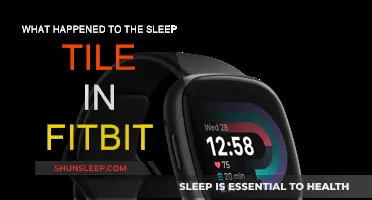 Fitbit's Sleep Tile: What Happened and Why?