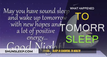 Tomorrow Sleep: What Happened and Why?