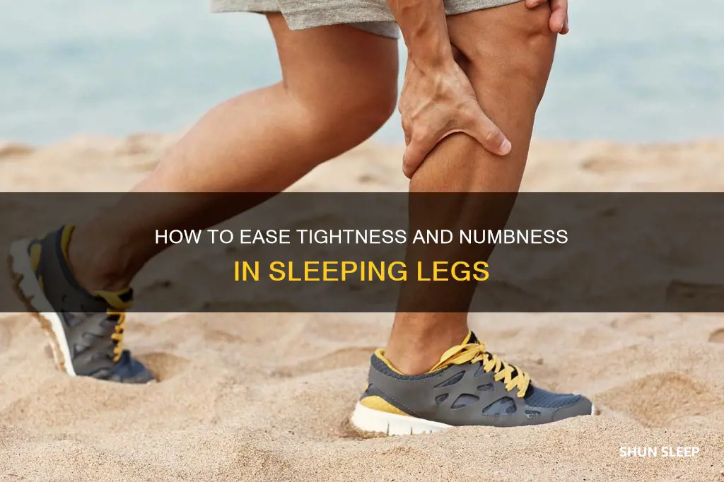 what happened to your leg is sleeping and tight