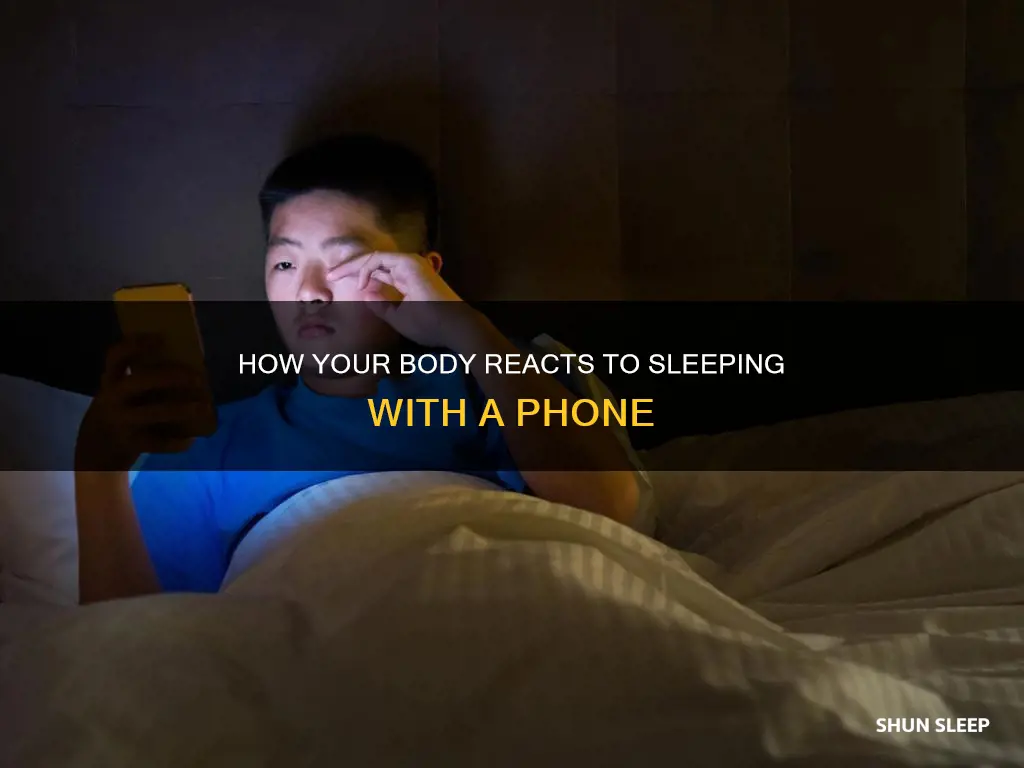 what happened when your body sleep on a phone