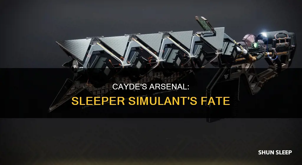 what happens after sleeper simulant is turned in to caydee