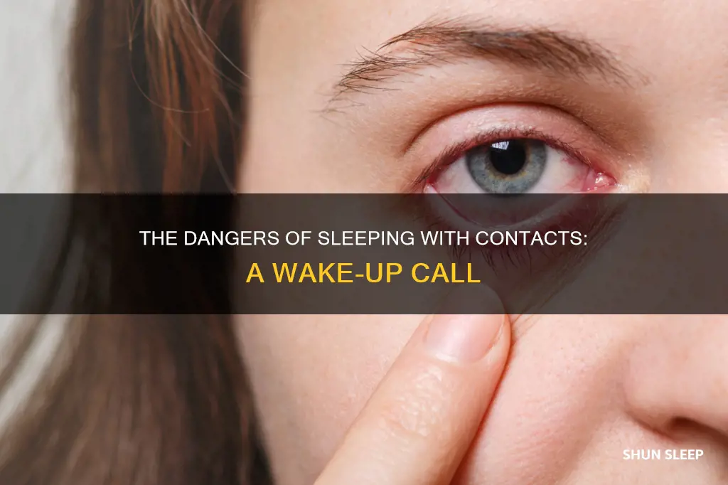 what happens after sleeping for two days with contacts in