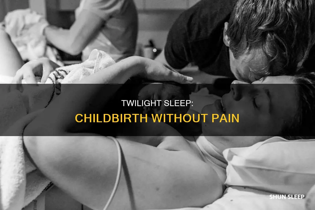 what happens during twilight sleep birth