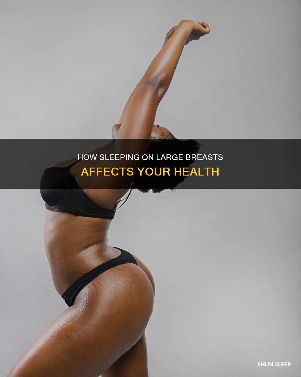 what happens if a busty woman sleeps on her breasts