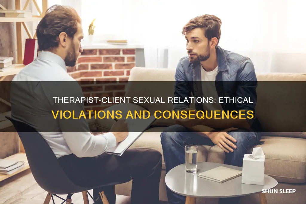 what happens if a therapist sleeps with a client