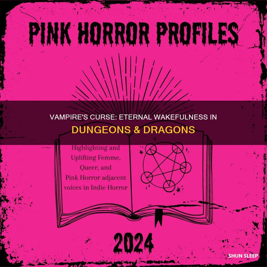 what happens if a vampire does not sleep d&d
