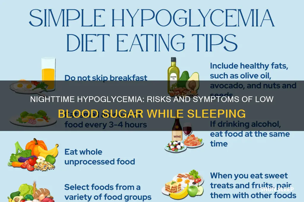 what happens if blood sugar gets too low while sleeping