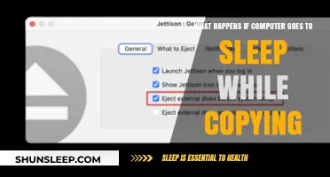 Computer Sleep: Copying Files, What's the Risk?