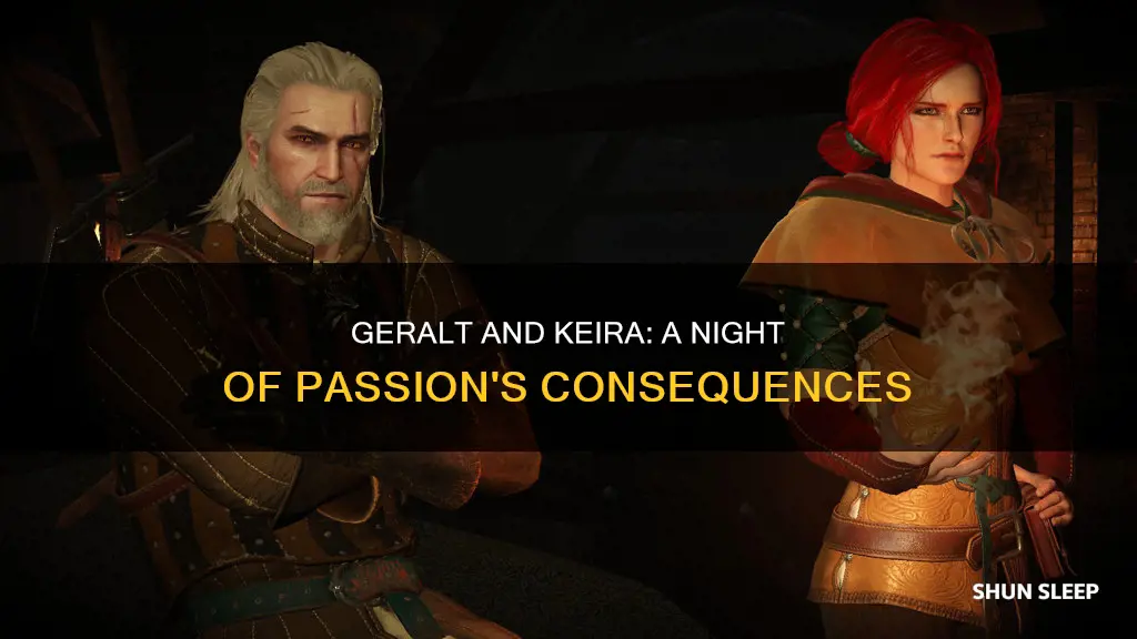 what happens if geralt sleeps with keira
