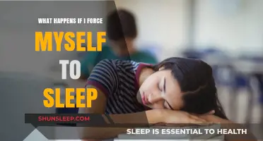 Forcing Sleep: The Good, The Bad, and The Ugly