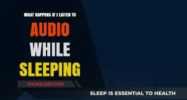 Audio Sleep: Does it Help or Hinder?