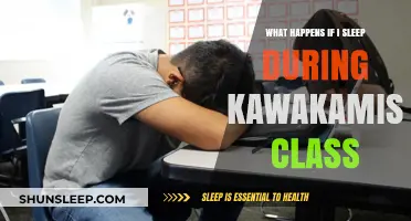 Sleep in Class? Not on Kawakami's Watch!