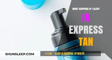 Express Tan: Sleep and Results