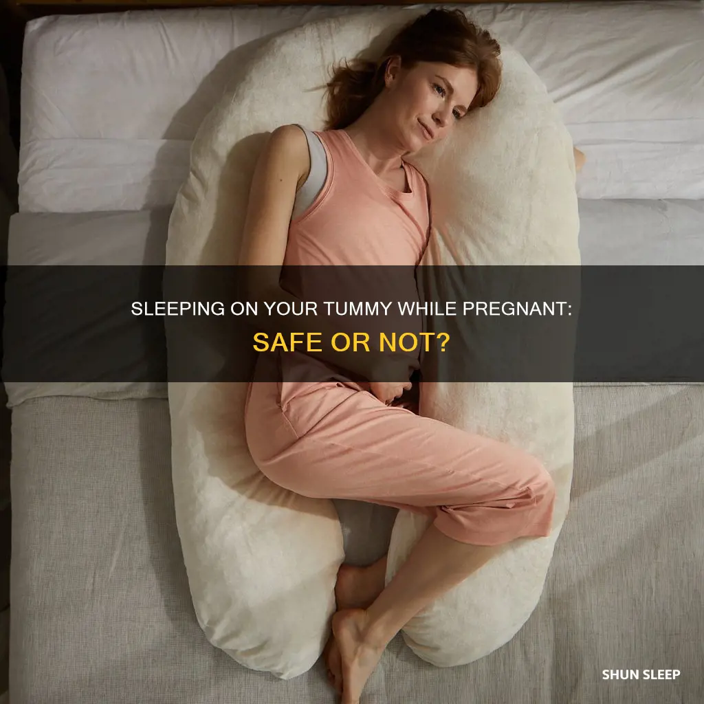 what happens if i sleep on my tummy while pregnant