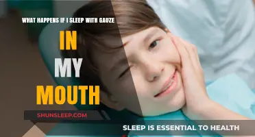 Sleeping with Gauze: What Are the Risks?