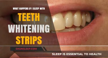 Whitening Strips: Safe to Sleep With?