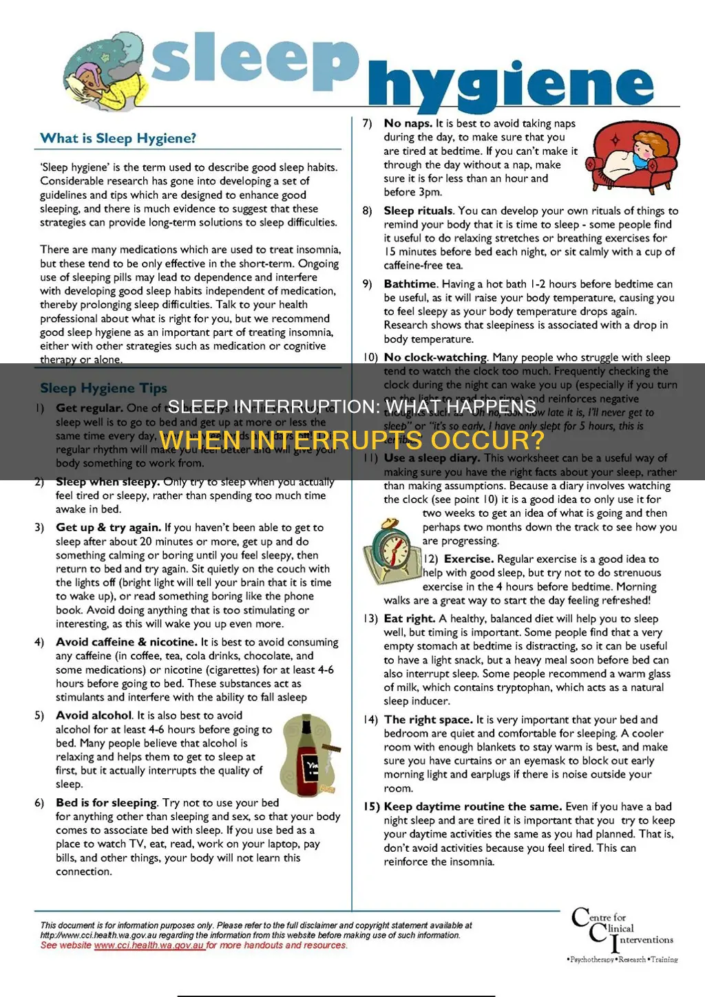 what happens if interrupt is triggered during sleep